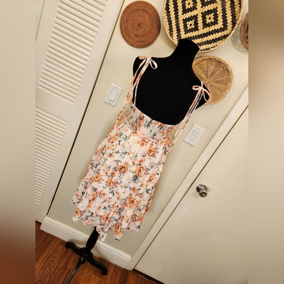 LAST ONE! Floral Tiered Babydoll Mini Dress With Ruffles - Picture 10 of 10